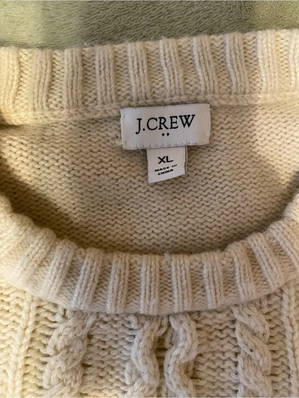 J. Crew classic cable